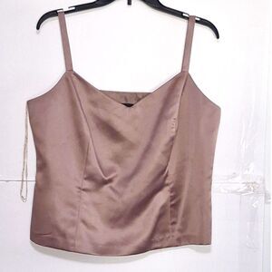 An R&M Richards Women's Camisole Top Plus Sized Office Siren Lagenlook Size 16